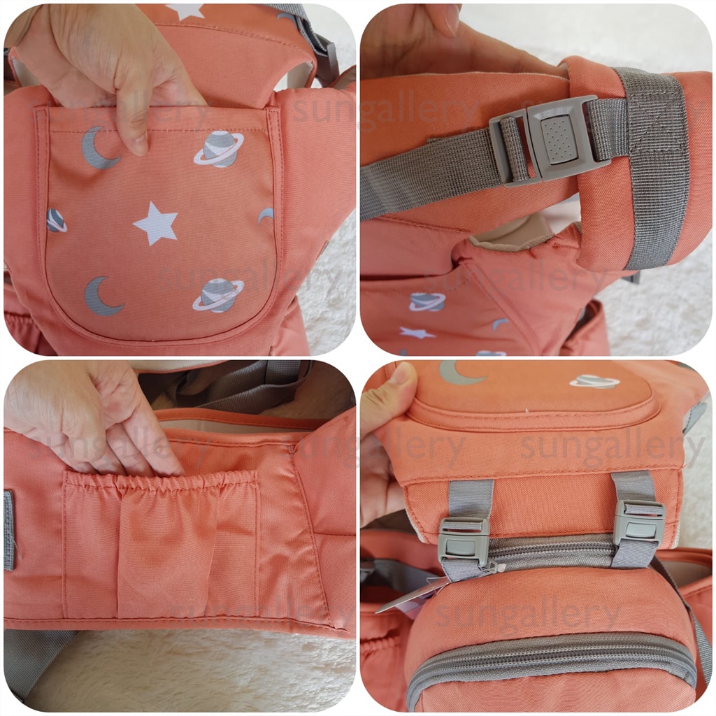 SSC Baby Carrier Newborn Baby Carrier Hipseat Baby Carrier Front Baby Carrier Baby Carrier with Hip Seat for 0-12 Months — view 8