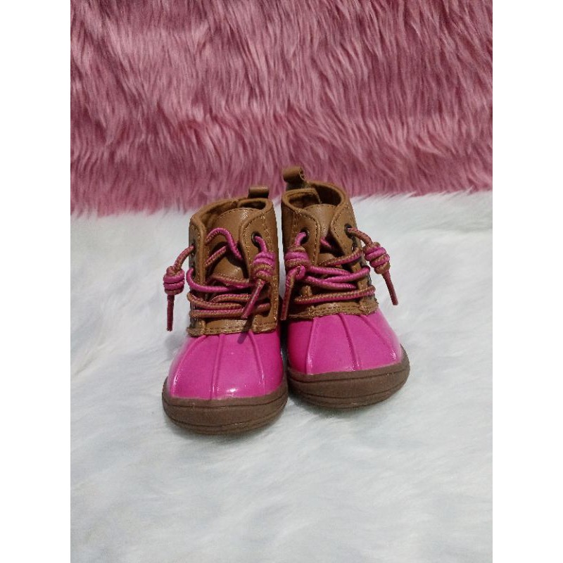 kids boots pink