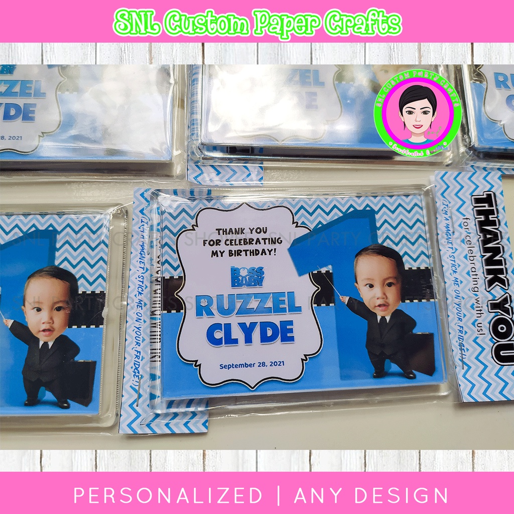 Boss Baby boss Ref Magnet Keychain Birthday Souvenir | Shopee Philippines