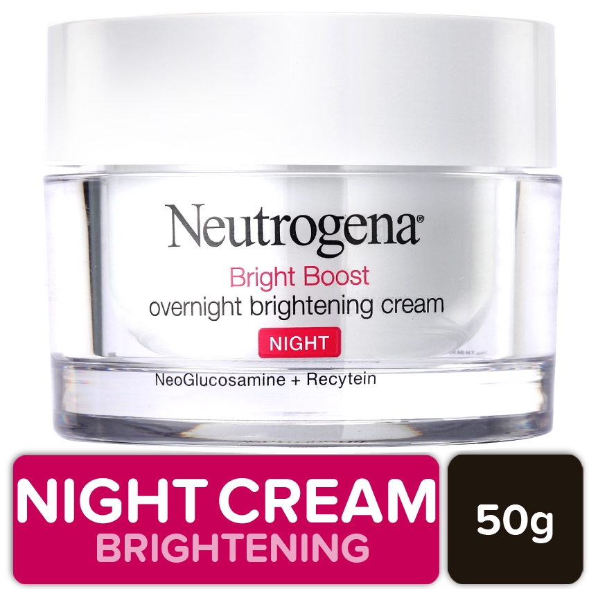 neutrogena bright boost overnight brightening cream