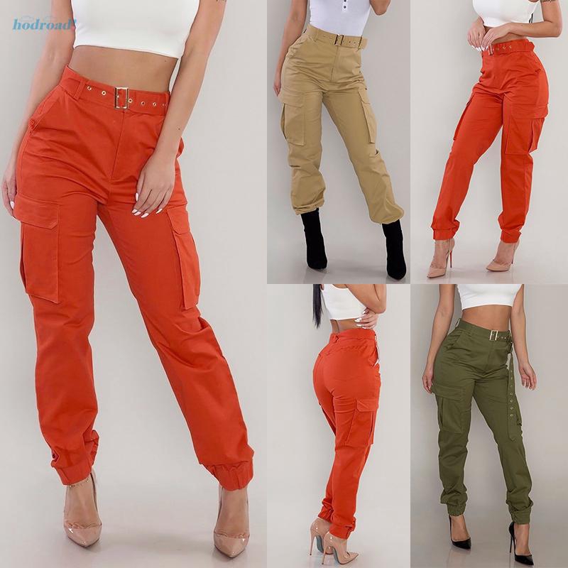 women's plus size khaki cargo pants