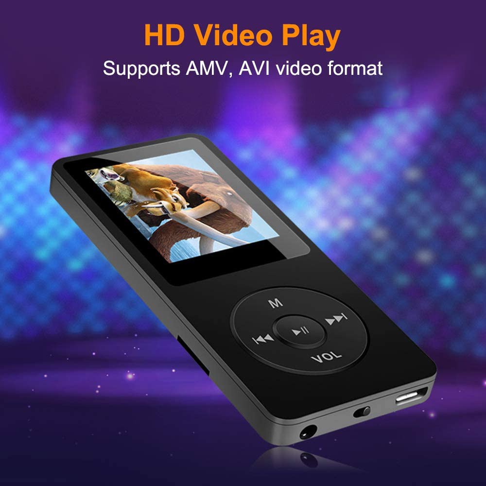 【Ready Stock】New card ultra-thin screen MP4 player lyrics, speed change, repeat, e-book MP3, lossle
