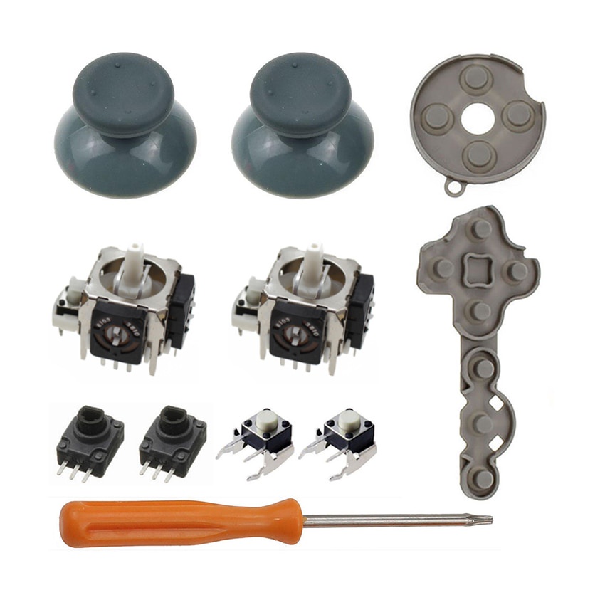 For Xbox 360 Controller 3D Analog Stick Sensor Potentiometers + Thumb
