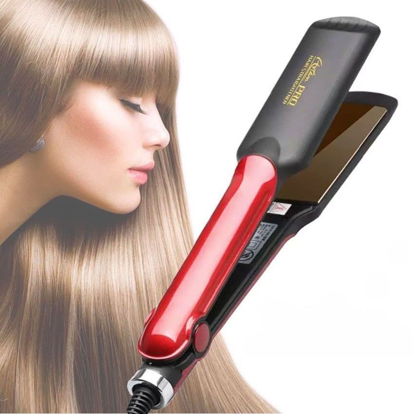 what to put in curly hair before straightening