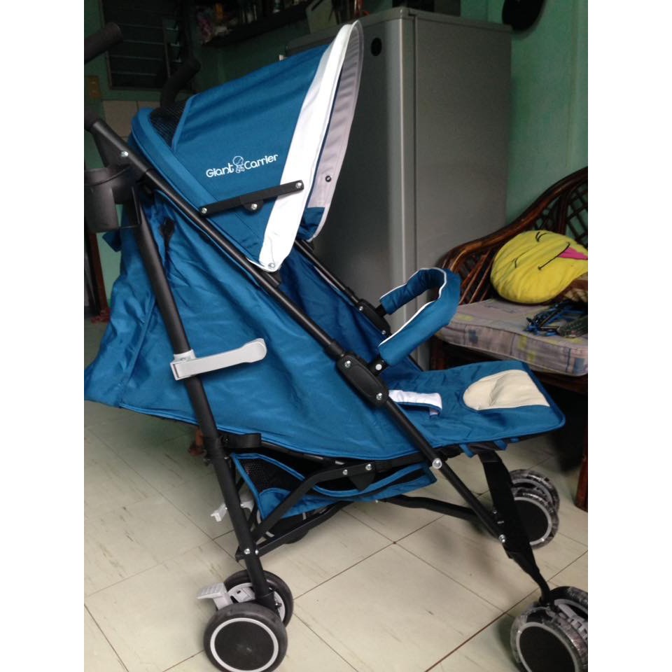 giant carrier stroller blue