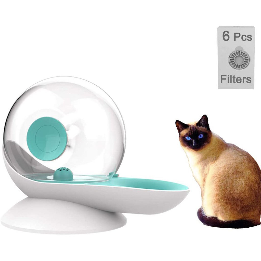 2in1 Snail Shaped Cat Bowl Water Dispenser Water Storage Pet Dog Cat