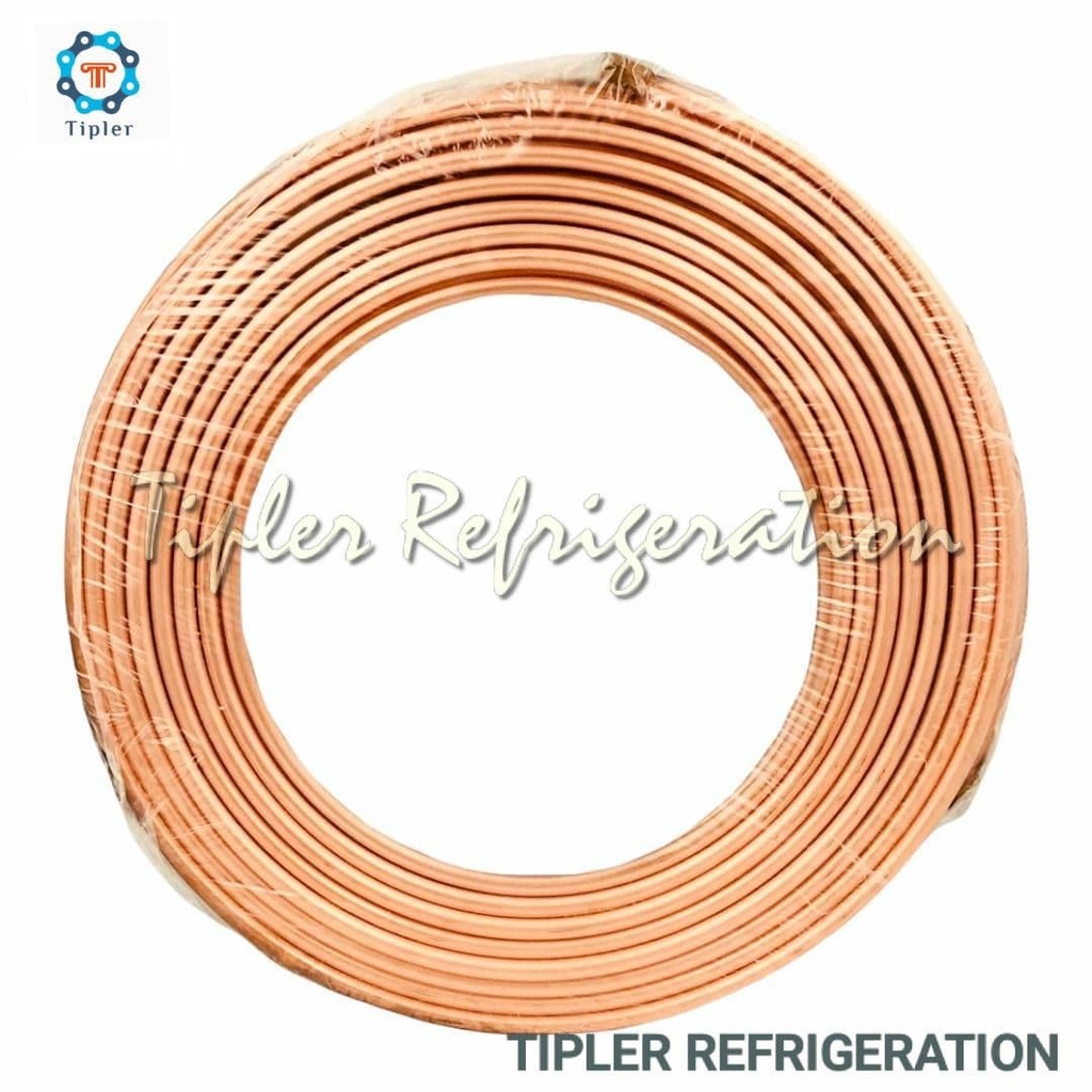 Copper Tube 1/2 inches by 0.028" THK Softdrawn (1 ROLL) | Shopee