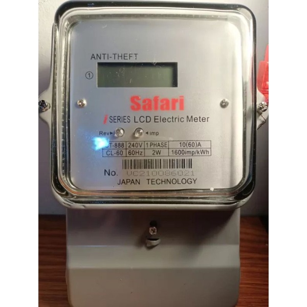 Safari Kwh Digital Electric SubMeter (glass type) Shopee Philippines