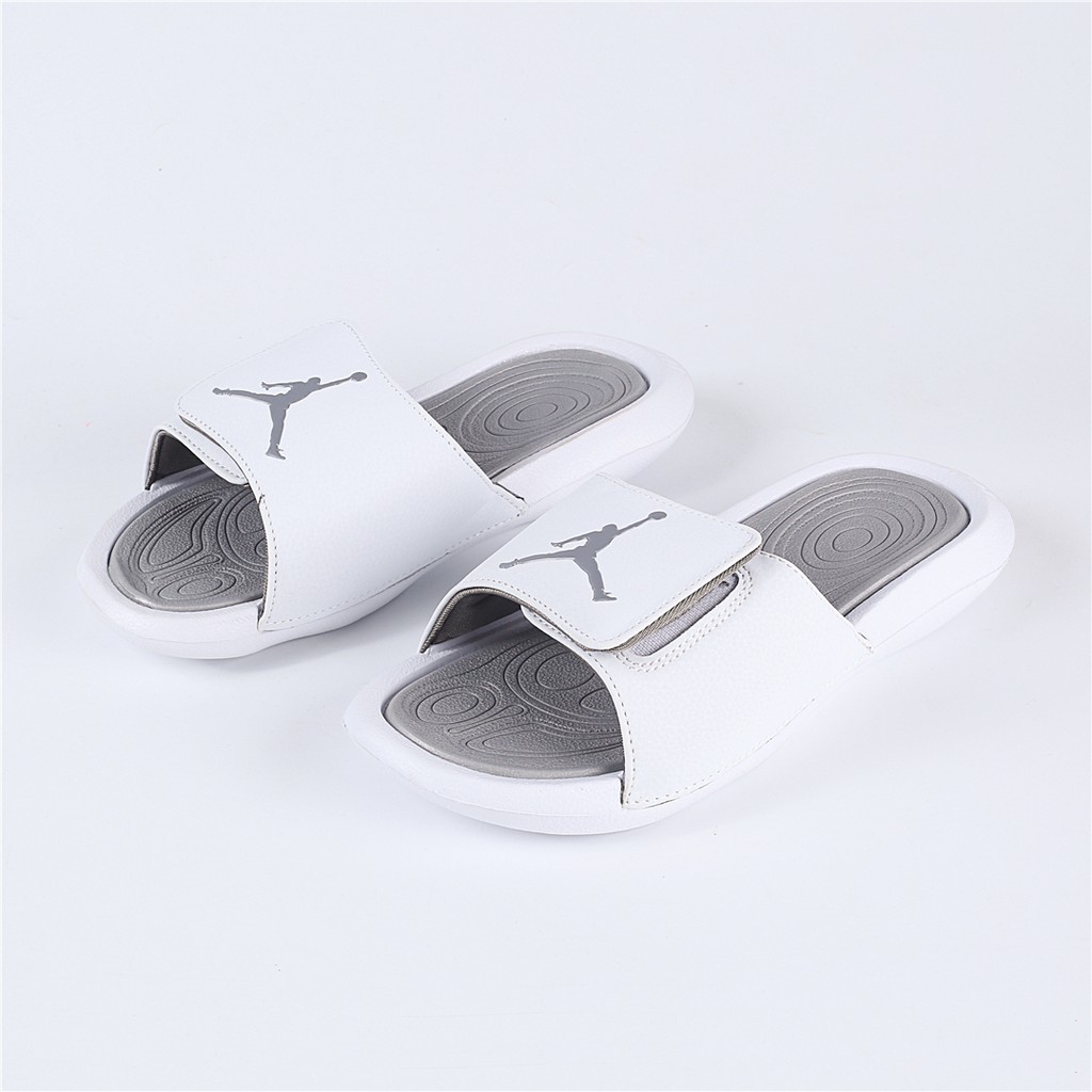 jordan slippers white