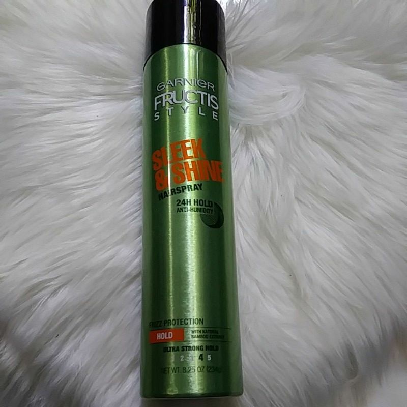 Garnier Fructis Style Sleek and Shine Anti-Humidity Hairspray Ultra Strong  Hold , 234g | Shopee Philippines
