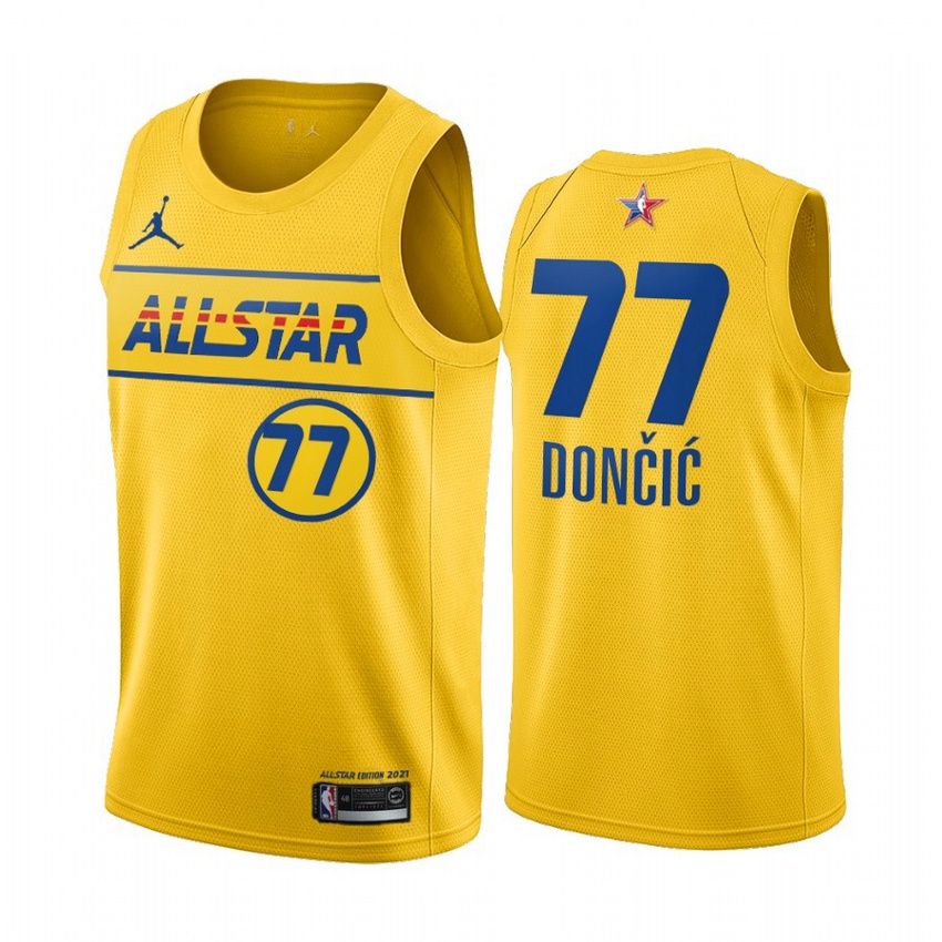 2021 Nba All Star Basketball Jersey Mens Dallas Mavericks 77 Luka