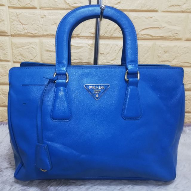 prada bags blue color