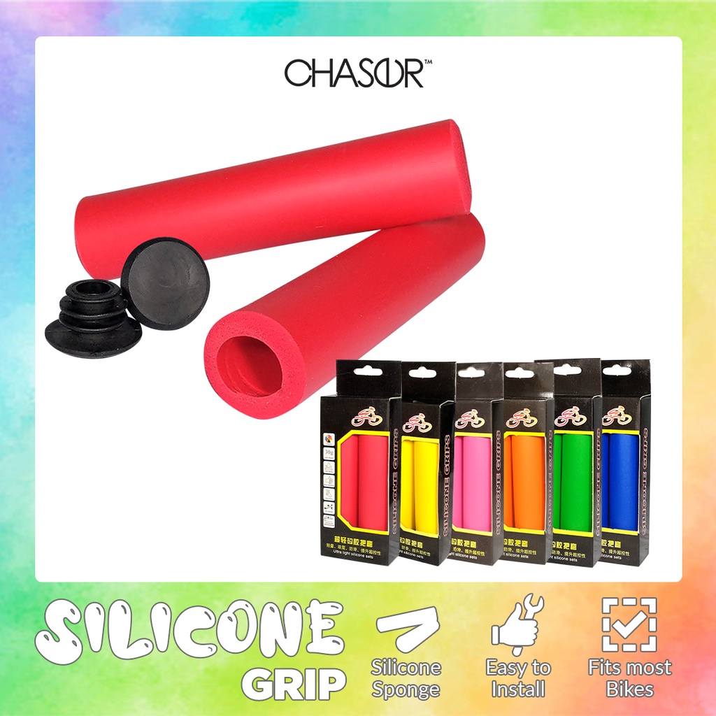 yellow bike handlebar grips