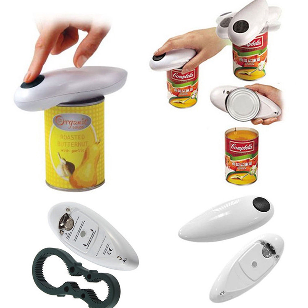 Electric Can/Tin Opener One Touch Automatic by Cooks Professional 