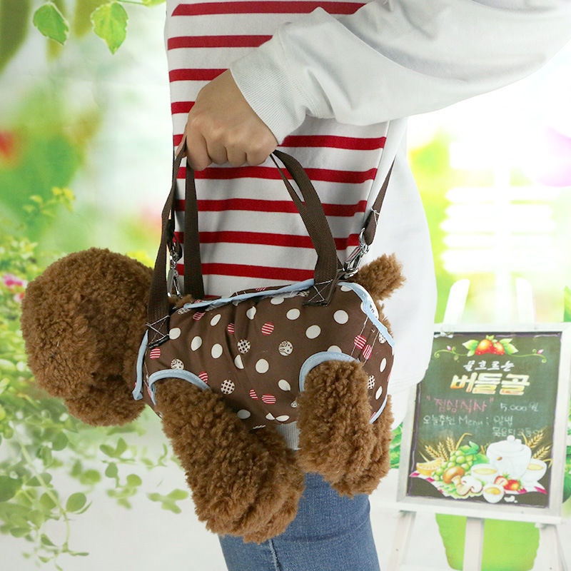 backpack ng asoLumabas ang mga alagang hayop na may dalang bag na may apat na paa na handbag Teddy #2