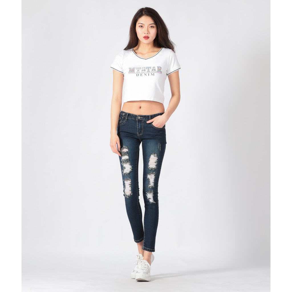 ladies hipster jeans