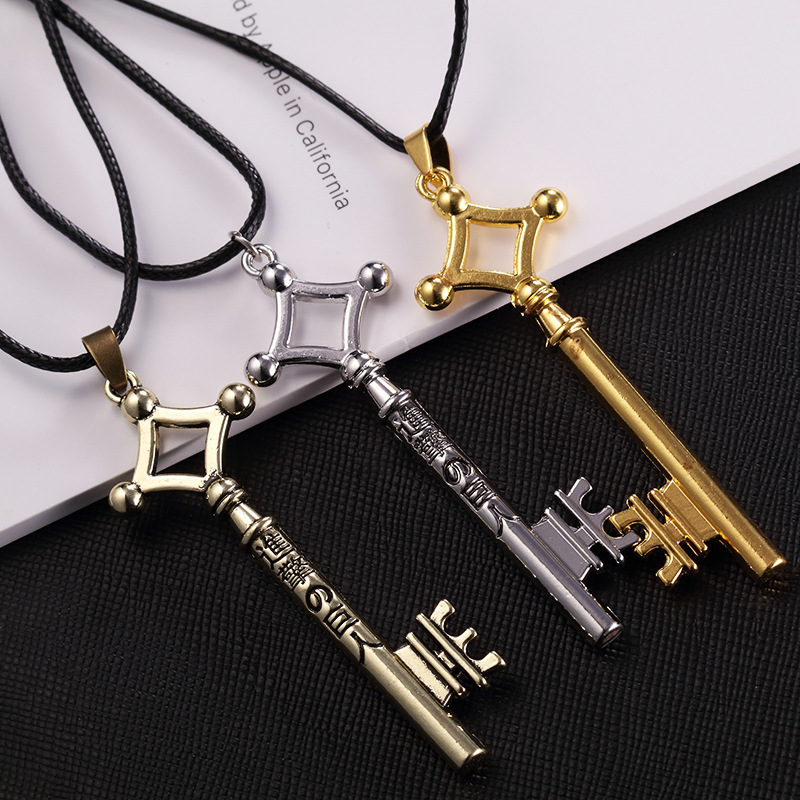 Attack on Titan Eren Jaeger Key Necklace popular animation accessories ...