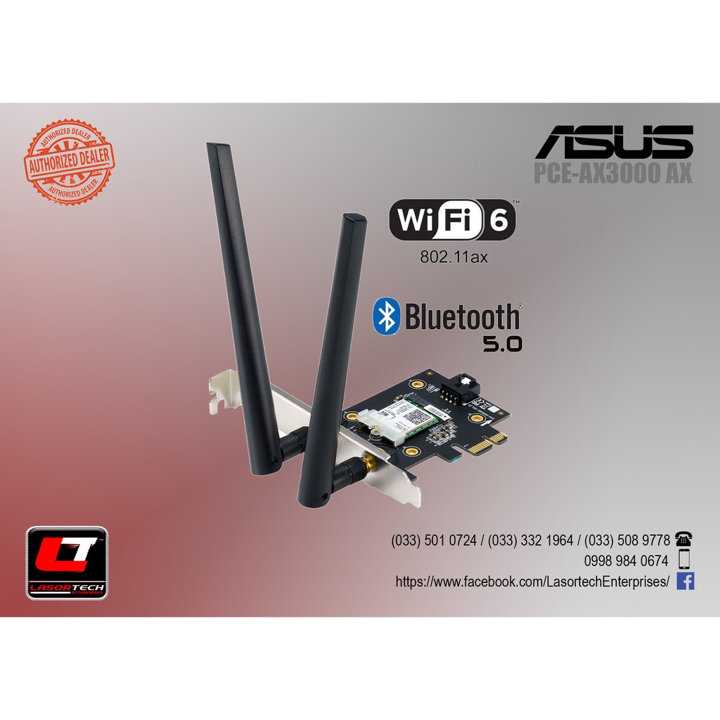 Asus Pce Ax3000 Ax Dual External Antenna Pcie Shopee Philippines