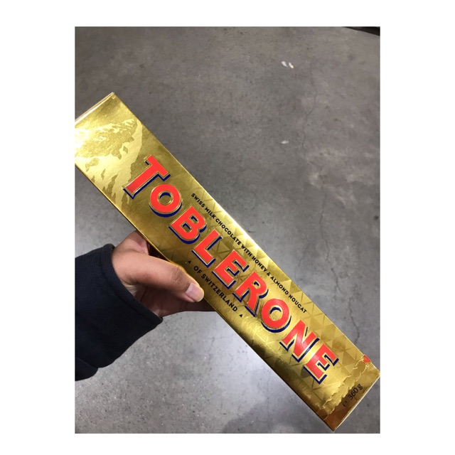 large dark chocolate toblerone