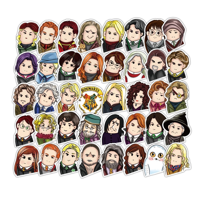 50pcs Harry Potter Characters Stickers Waterproof | Shopee Philippines