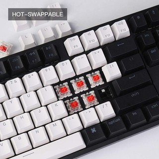 Keychron C1 Wired Mechanical Keyboard (TKL, White LED, Gateron, Hot ...