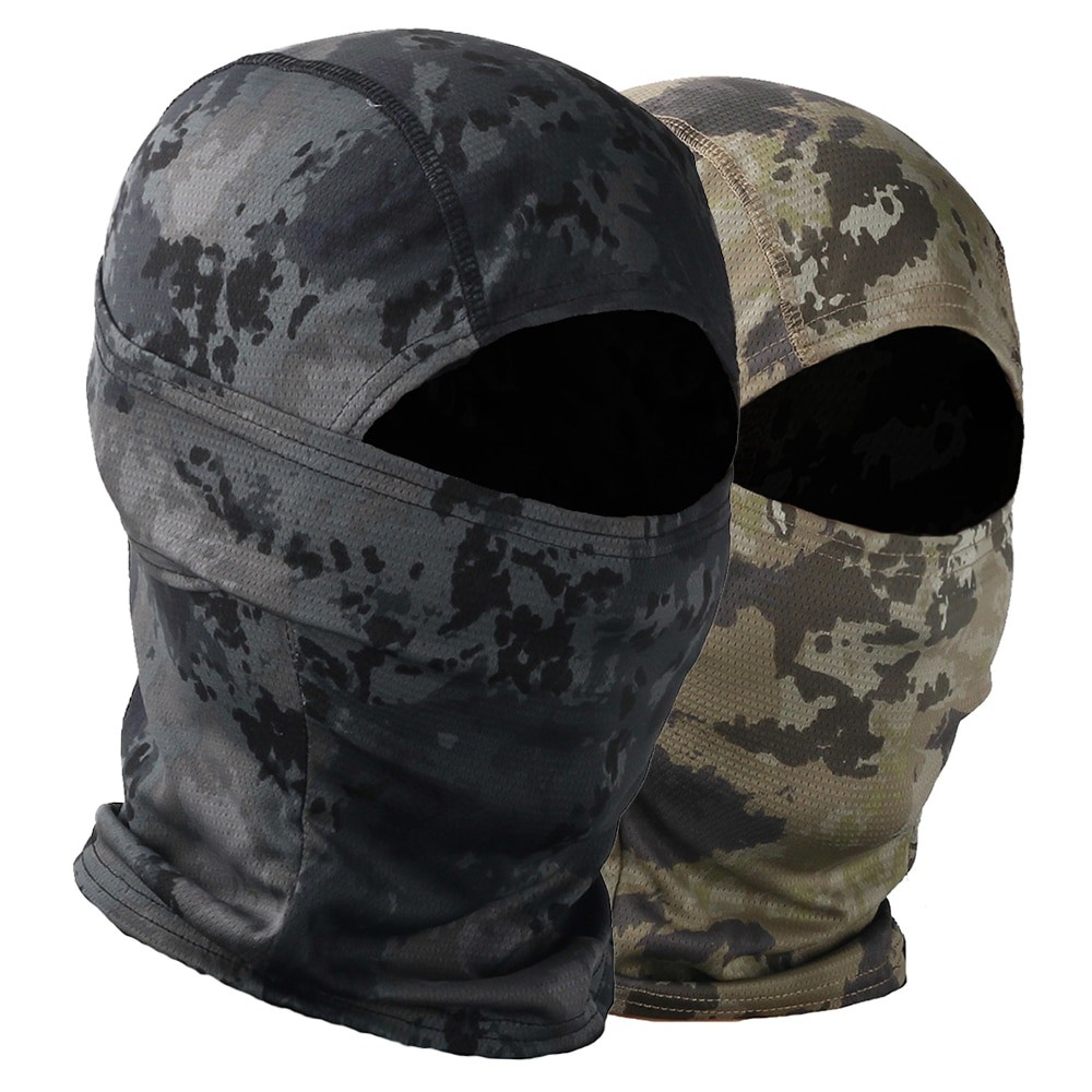 Female/Male Camouflage Balaclava Tactical Motorcycle Face Mask Outdoor