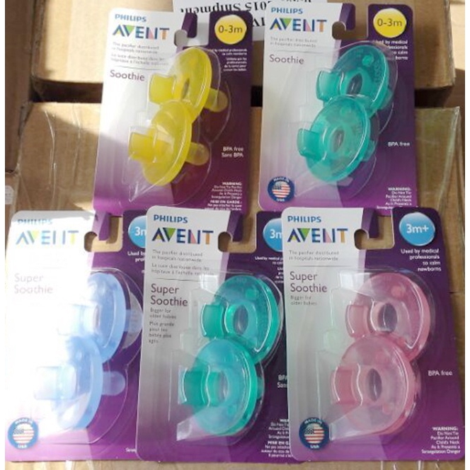 philips avent pacifier sizes