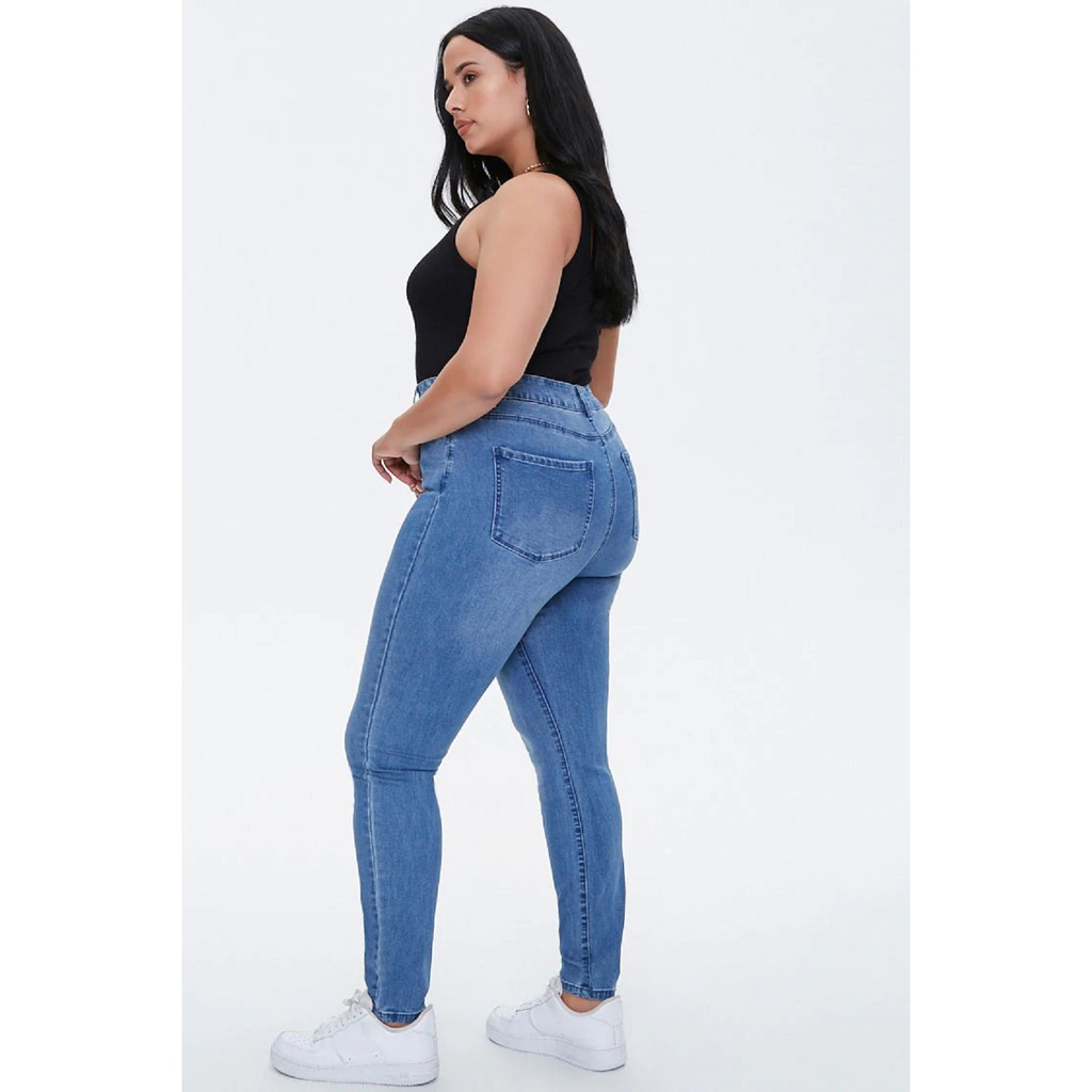 plus size high rise jeans