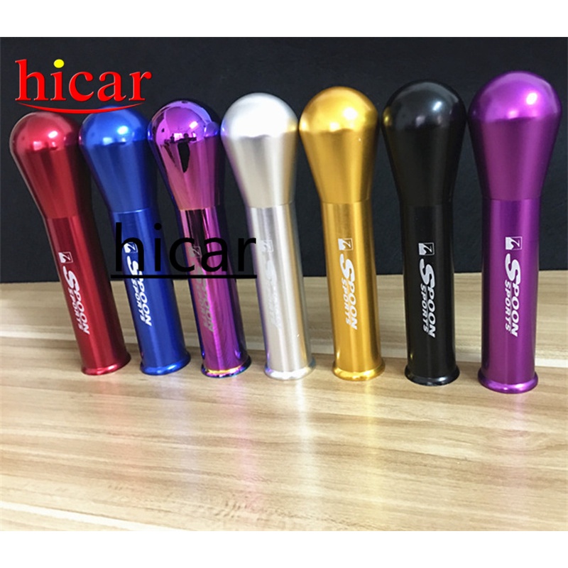 Spoon Sport Aluminum 15cm Gear Shift Knob Car Racing Shifter Lever Head