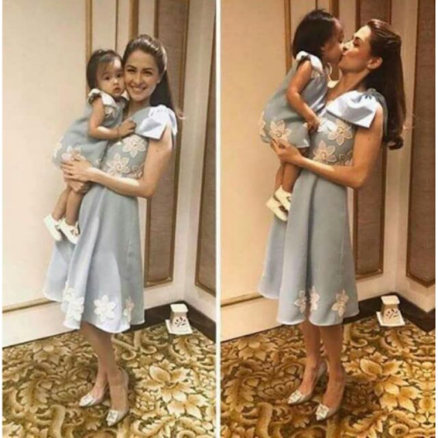 mother and daughter terno