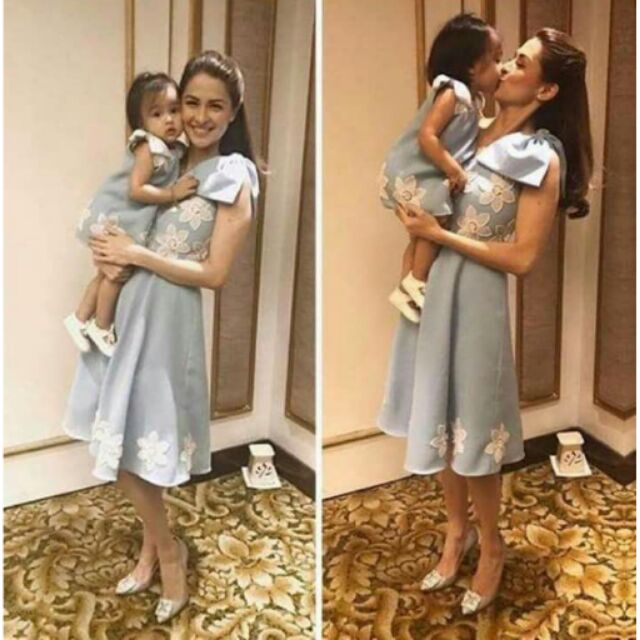 mother daughter terno dress