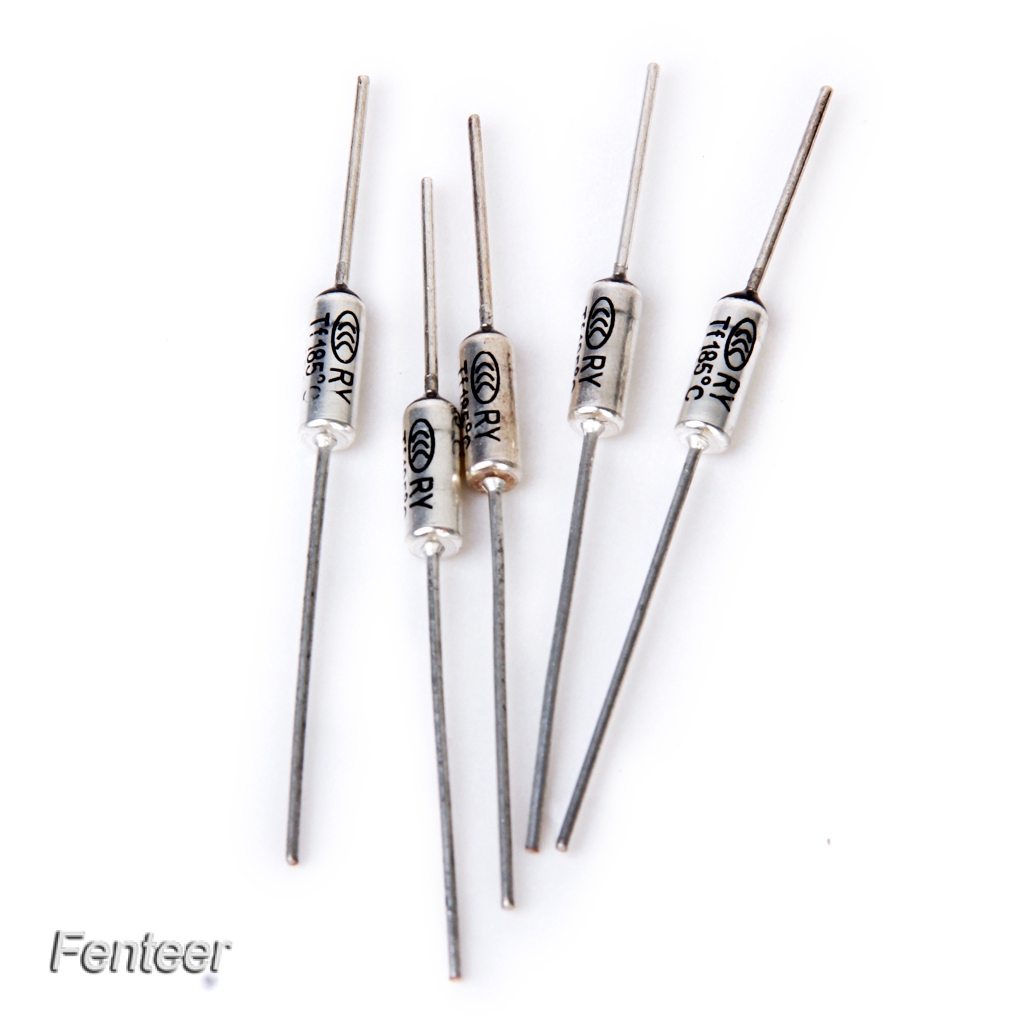 5pcs Temperature Thermal Fuses Medium Speed for Rice Cooker 250V 185