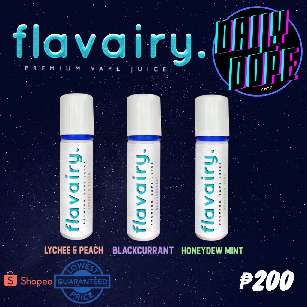 {Legit} Flavairy Menthol Series 60ml Premium E Juice 3mg 6mg Vape Juice E liquid