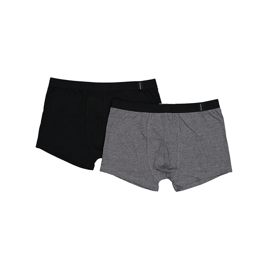 BENCH/ 2-in-1 Pack Boxer Brief - Black / Gray | Shopee Philippines