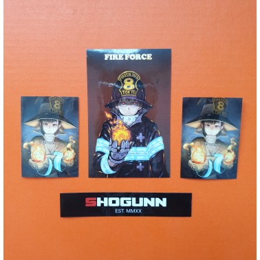 Fire Force enen no shouboutai anime Laminated Vinyl Stickers - PFL Store