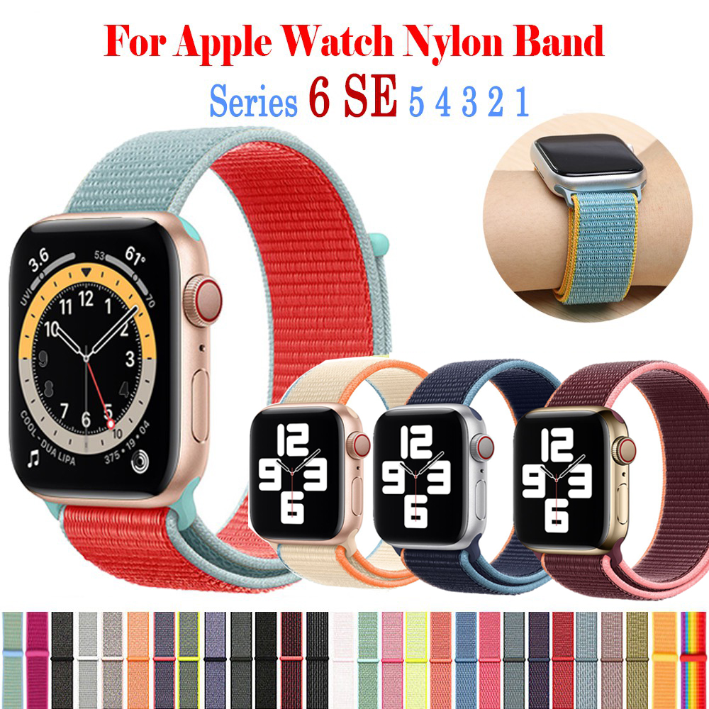 nylon loop apple watch band