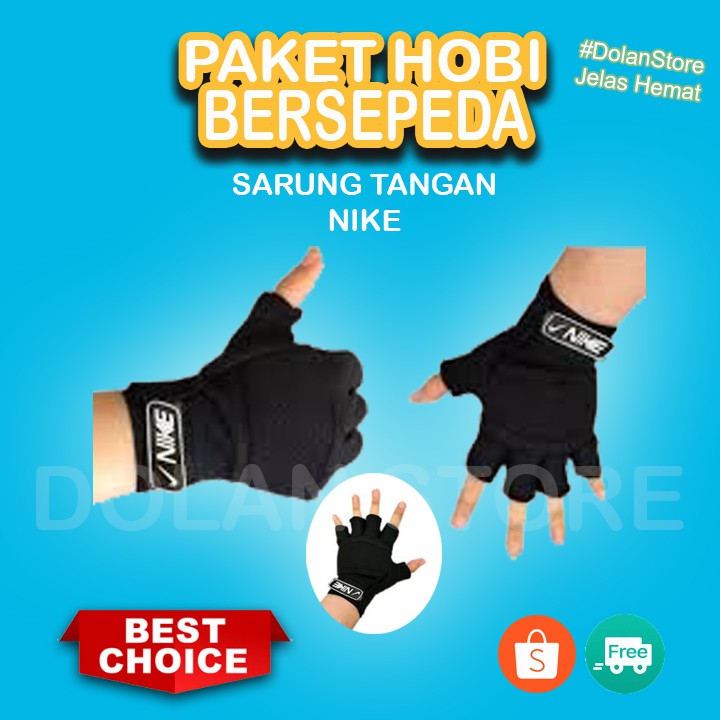 Nike Gloves - Half Finger | Shopee Philippines