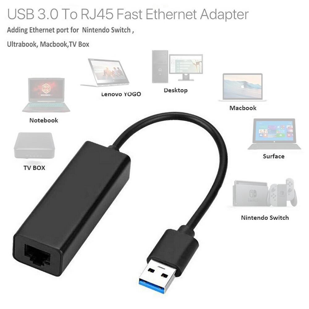 For Nintendo Switch Pc Mac Os 1000mbps Usb 3 0 Lan Adapter Internet Ethernet L7p6 Shopee Philippines