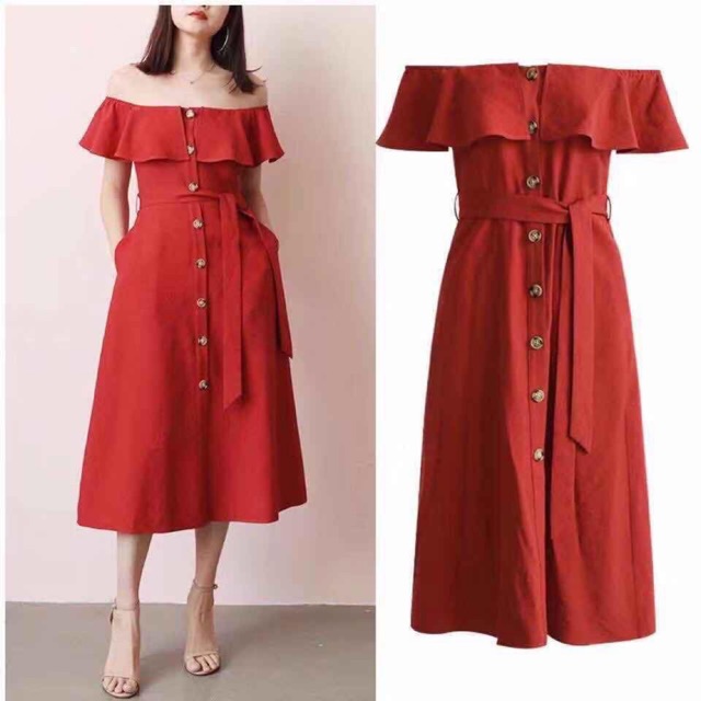 long red dress casual