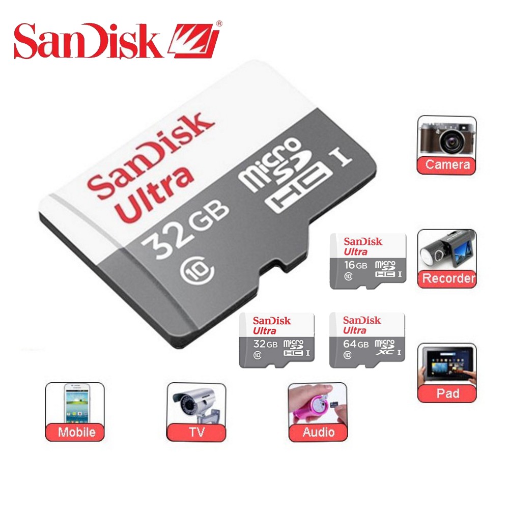 SD Card TF Memory Cards 16GB 32GB 64GB Class10 Micro SDHC Shopee