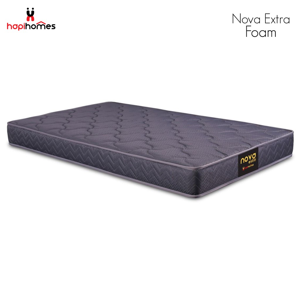Hapihomes Nova Foam Gray Quilted Mattress Vacuum Sealed 36x75" and 48x75" Shopee Philippines