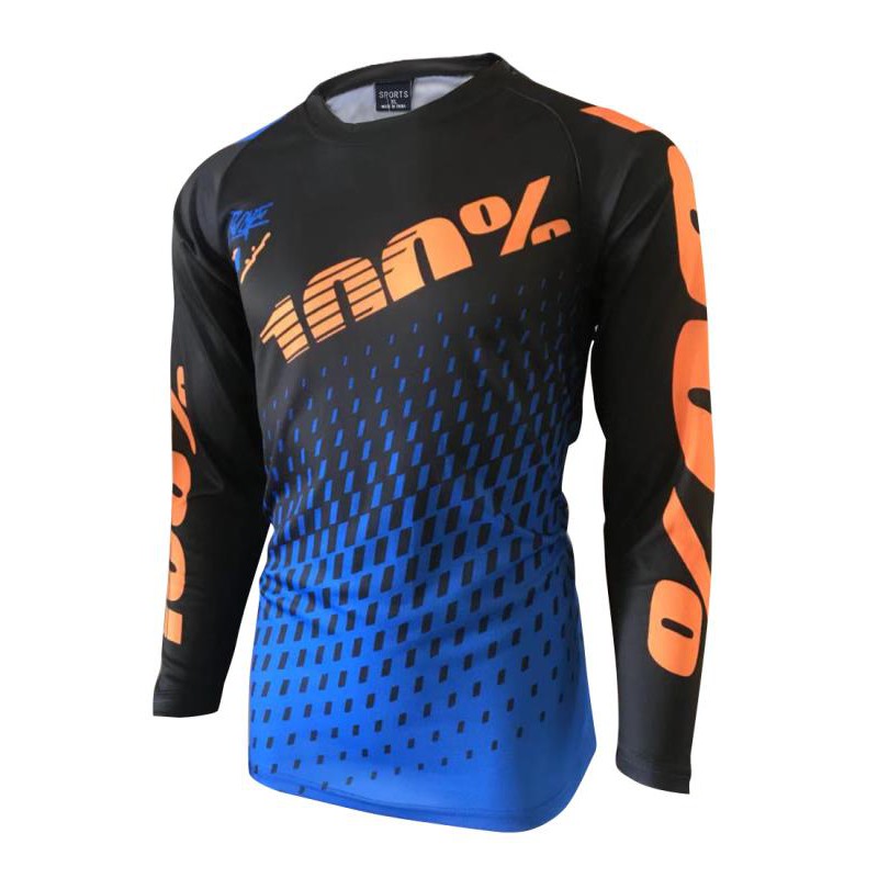 100% mountain bike cycling long sleeves quick-drying motorcycle shirt ...