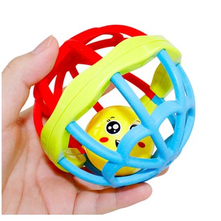 Baby Toy Bell Teether Rattles Rattle Toys Rubble Ball Hand-eye Newborn Touching for Babies Colorful Non Toxic BPA Free #9