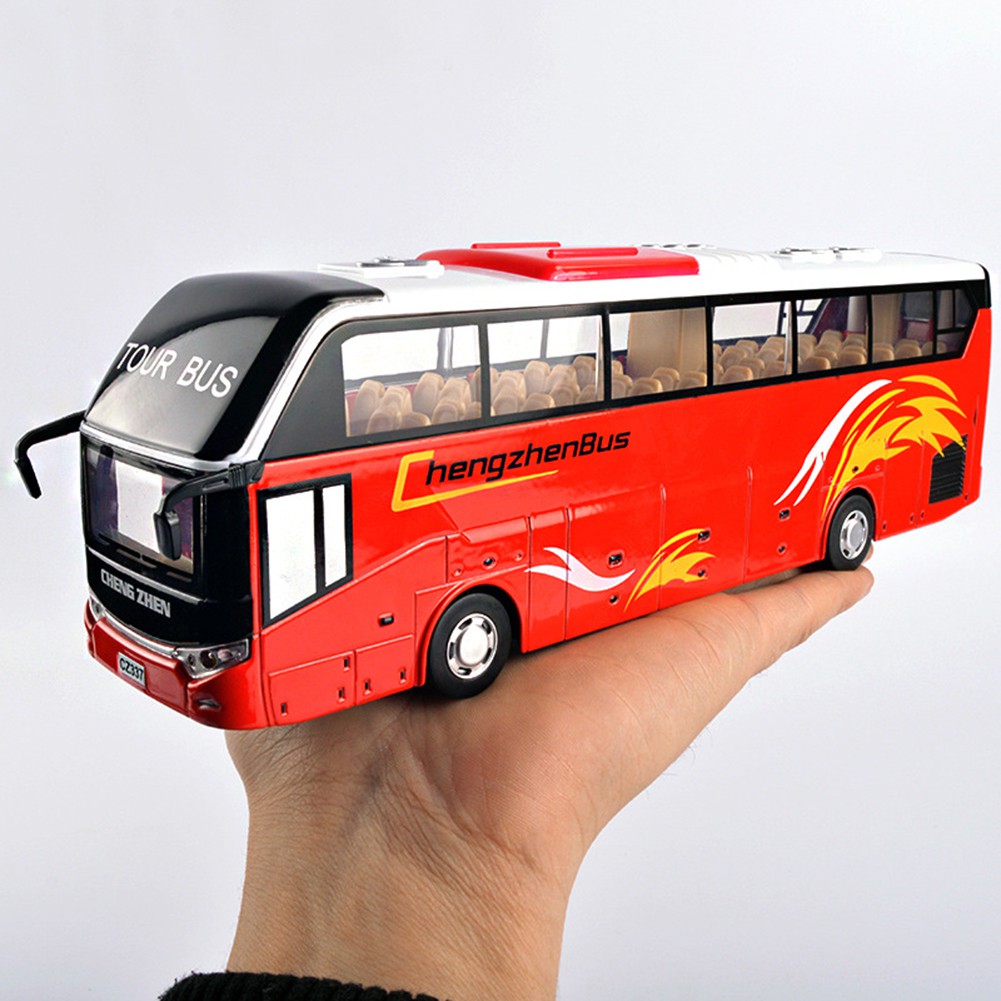 metal bus toy