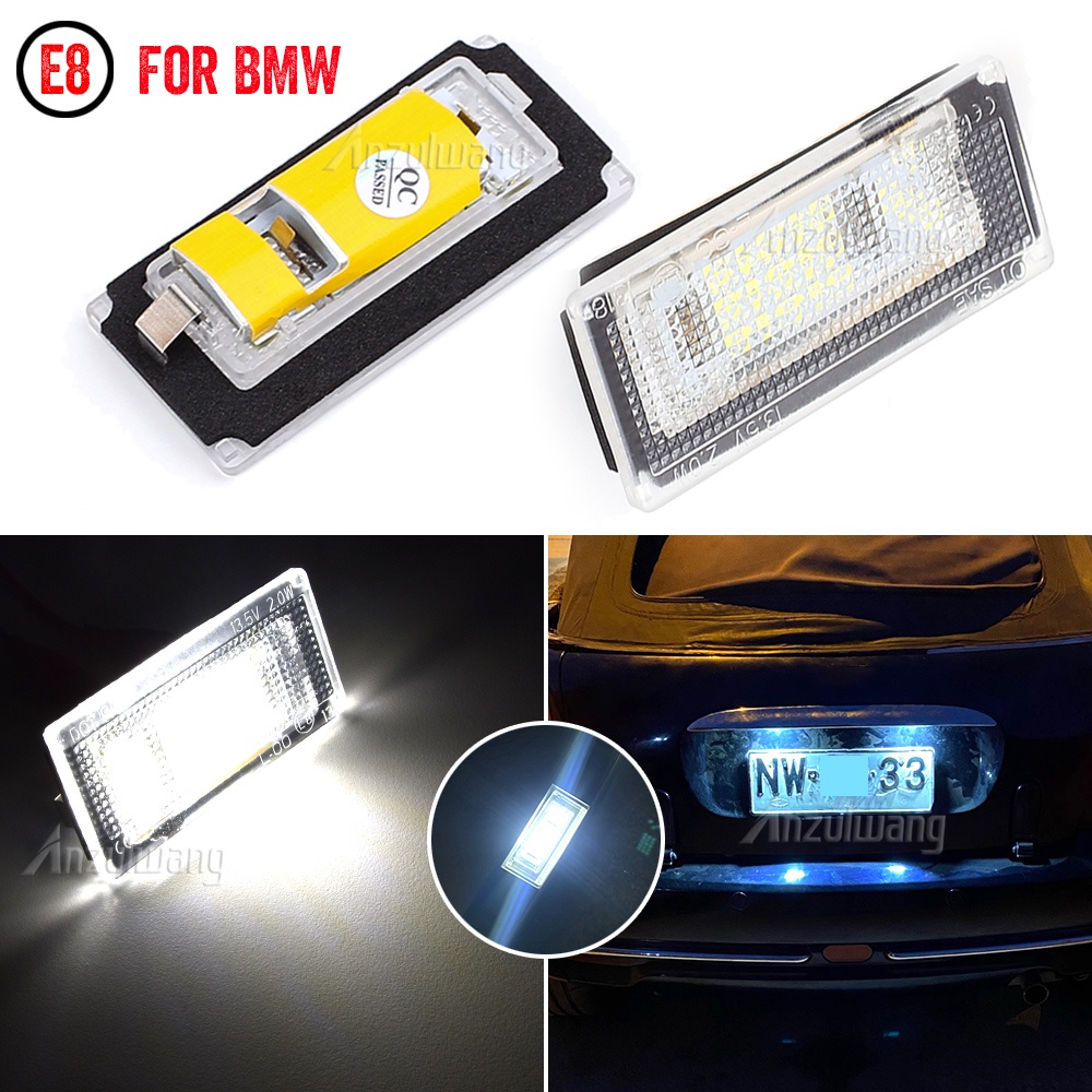 One Set Mini R50 R52 R53 Led Number License Plate Lights Lamp For Bmw