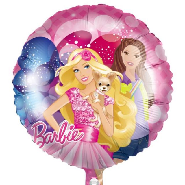 barbie foil balloon