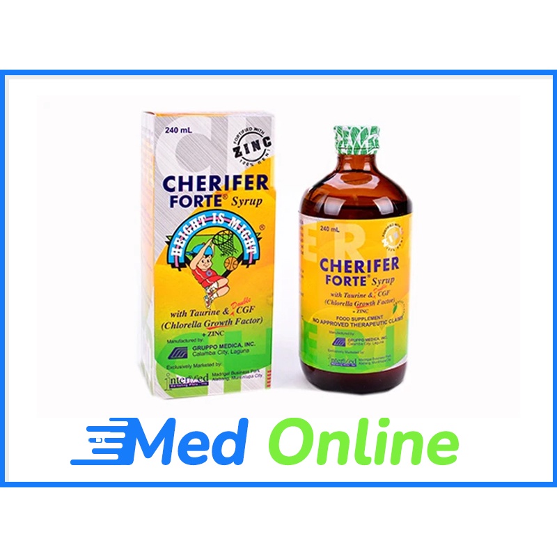 Cherifer Forte Syrup with Taurine & CGF + Zinc