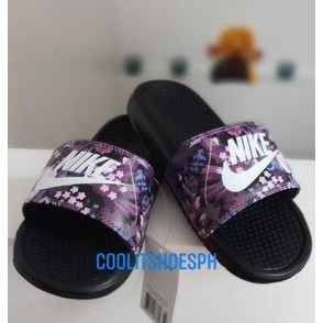 nike slides women purple