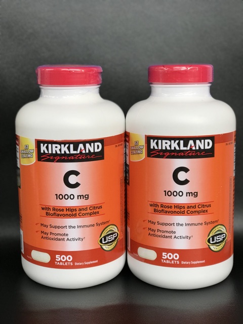 Kirkland Vitamin C 500 Tablets 1000mg Shopee Philippines