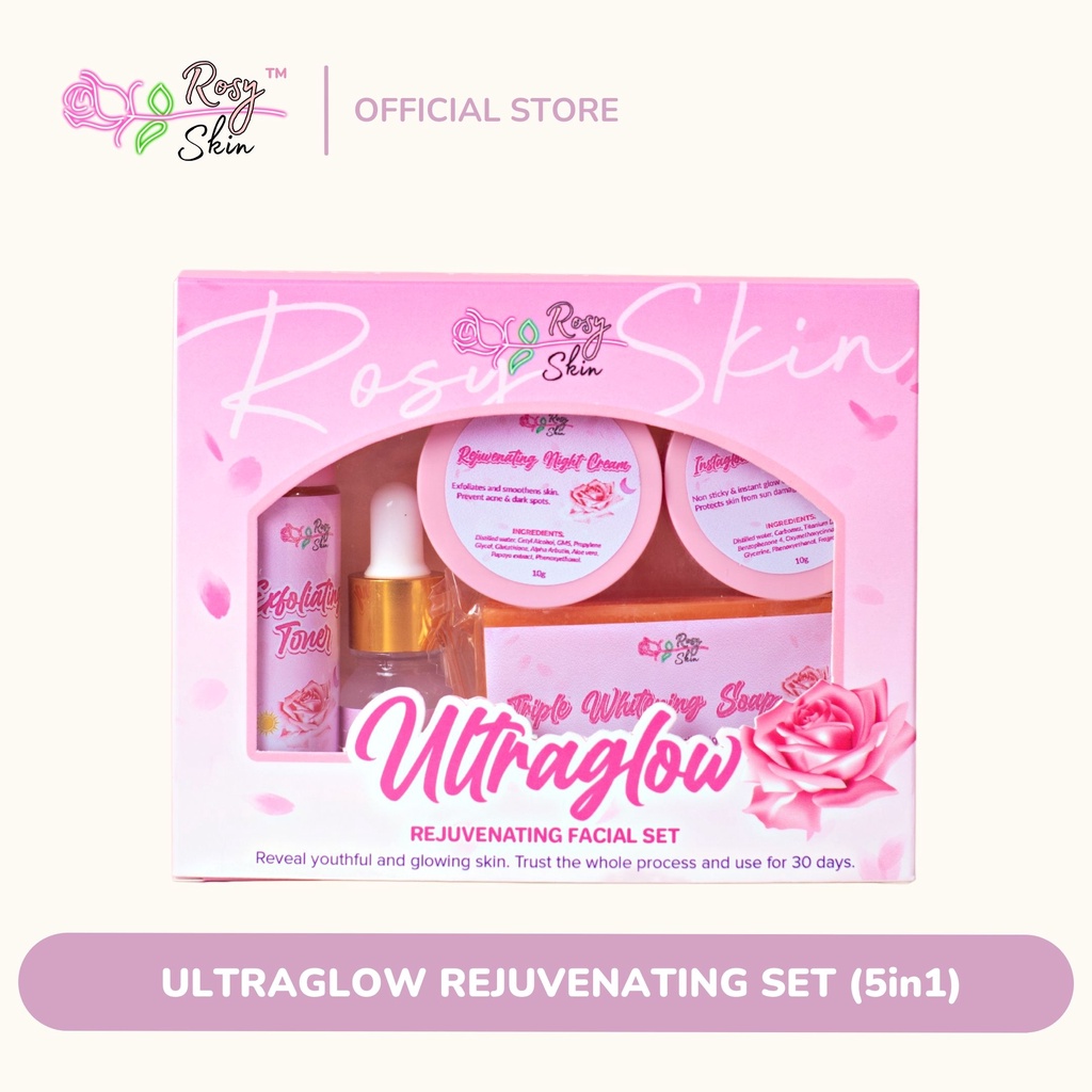 Rosy Skin Ultraglow Rejuvenating Facial Set Shopee Philippines